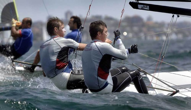 49er action at SIRs on Day 1 - SIRS 2007 © Jack Atley http://www.jackatley.com